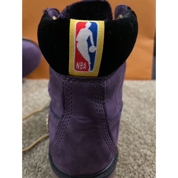 Boys Timberland x NBA Los Angeles Lakers Ankle Boots - Picture 13 of 16